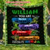 Ninja You Are Brave Quilt  Quilt